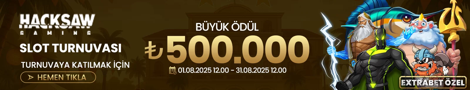 Hacksaw Gaming Slot Turnuvası